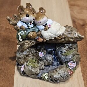 Wee Forest Folk FS-4 Mountain Stream Retired Signed WP, No WFF Box 1991